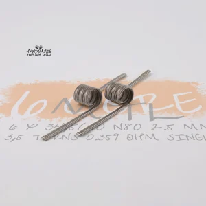 Mouth-to-lung coil with 6-core Alien design.