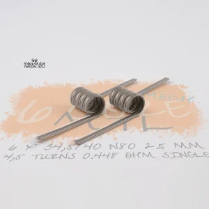 High-ohm MTL coil with six-core Alien configuration.