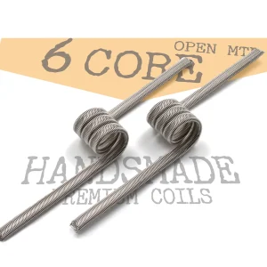 Mouth-to-lung coil with 6-core Alien Design for higher airflow.