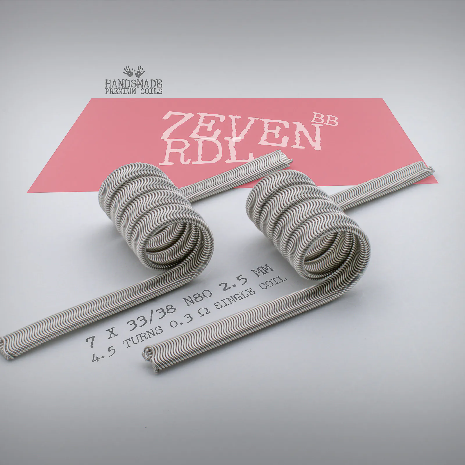 High-resistance 7-core Alien coil for RDL vaping.