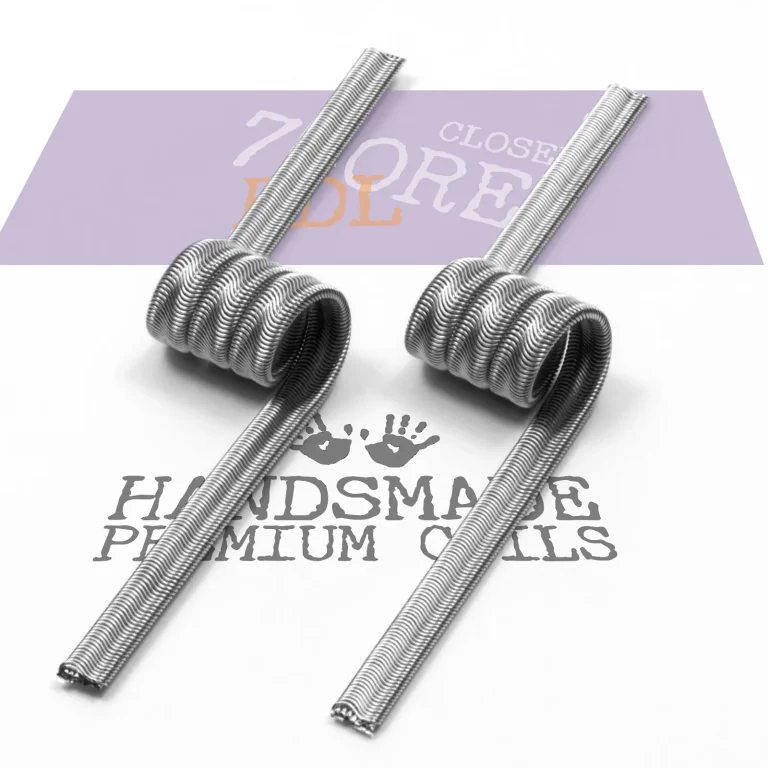 Restricted RDL Alien coil with seven-core configuration.