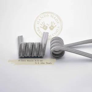 Large 3.5 mm coil with nine-core Alien design.