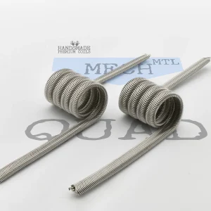 High-resistance quad-core MTL coil for warmer performance.