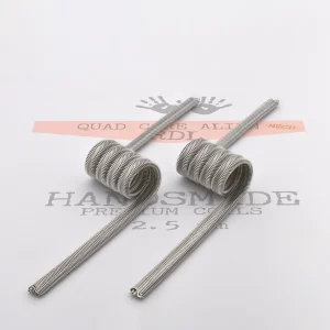 Compact RDL coil with high resistance and quad-core Alien structure.