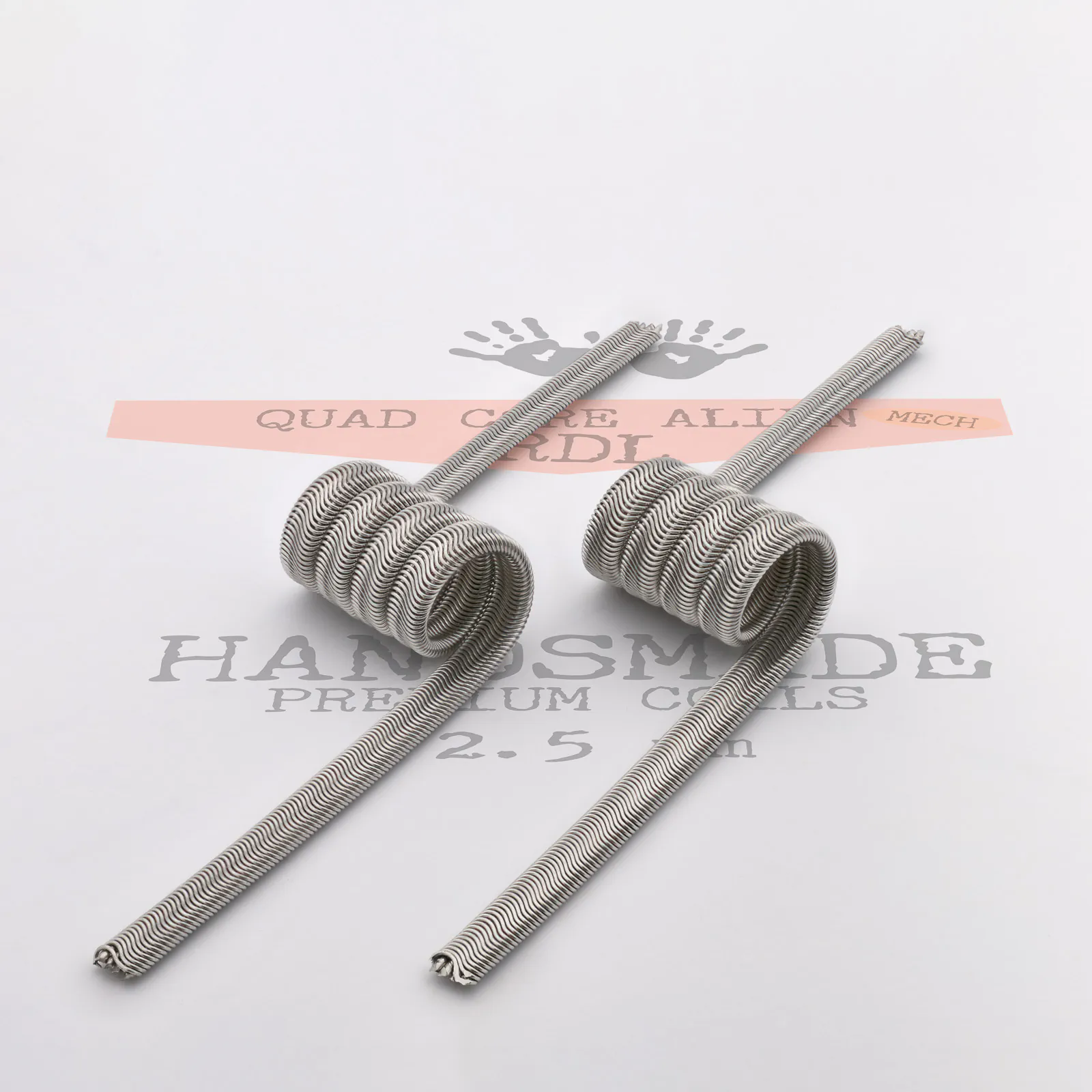 Compact RDL coil with high resistance and quad-core Alien structure.