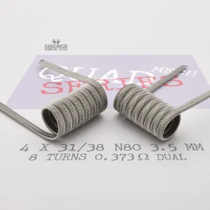 Quad-core Alien coil for series builds with 3.5 mm ID.