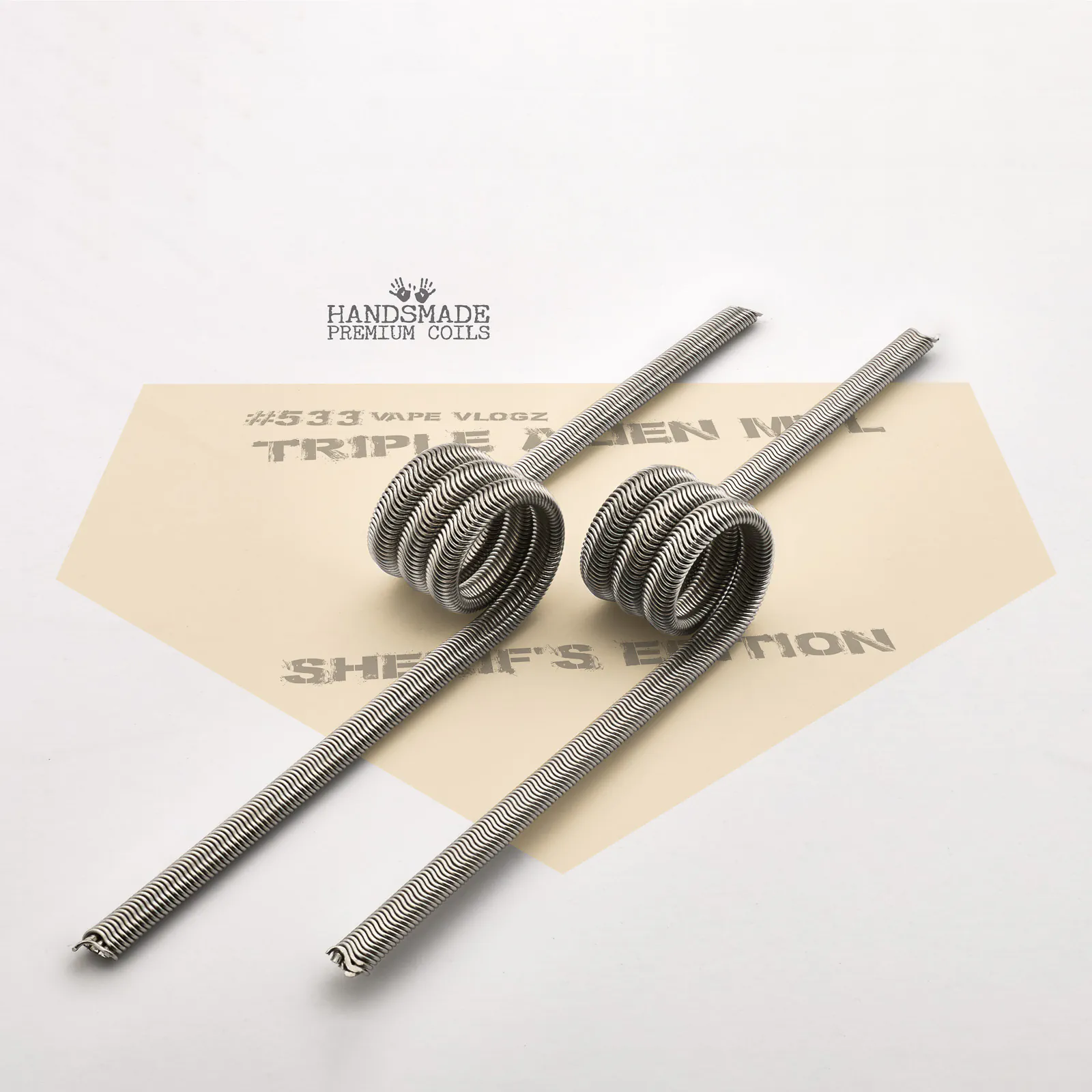 Triple Alien MTL coil built for mouth‑to‑lung vaping.