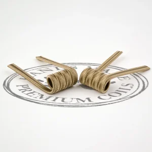 6 Core Alien DL Mini 2.5 handmade coil for DL vaping in smaller atomizers.